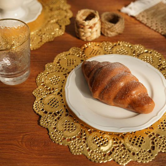 12 Inch Gold Lace Paper Doilies – Pack of 100/200