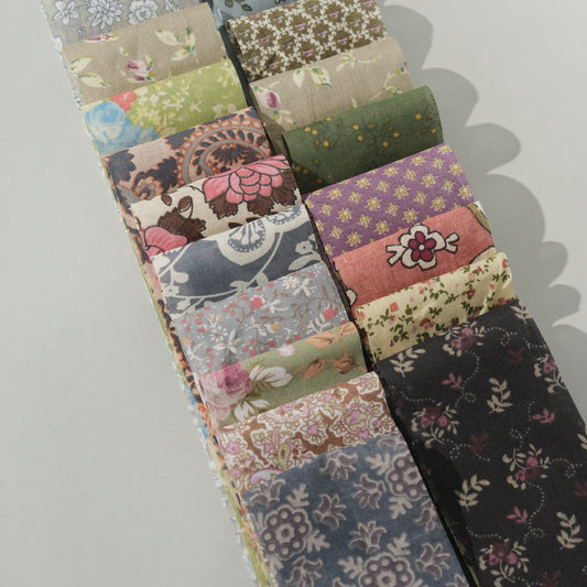 Quilting Fabric Jelly Roll 40 Strip Precut Cotton Strips 2.5" x 40"in Antique Blossom