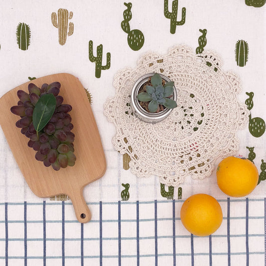 Handmade 10'' Round Doilies Pack of 4