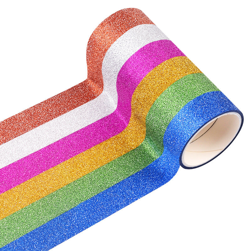 Washi Tape Set 30 Roll Wide Decorative Glitter Tape