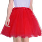 Classic 4-Layer Tutu Skirt Non-See-Through 10 Colors