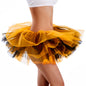 Halloween Tutu Skirt – Orange & Black with Pearl Shine Tulle Ultra Fluffy