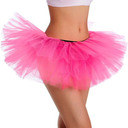 Fluffy Short Tutu Skirt 13 Colors - 5 Layers