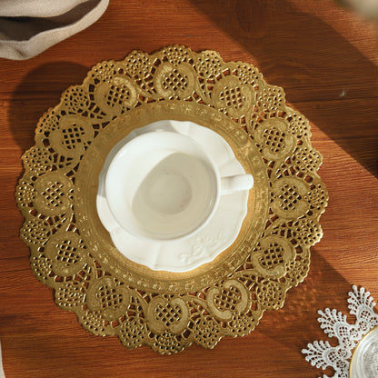 12 Inch Gold Lace Paper Doilies – Pack of 100/200