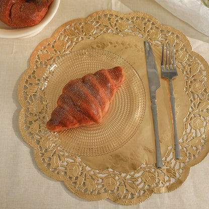 14 Inch Gold Lace Paper Doilies – Pack of 100/200