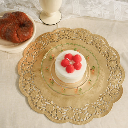 14 Inch Gold Lace Paper Doilies – Pack of 100/200