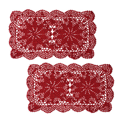 Handmade 10''x17'' Rectangular Crochet Placemats Pack of 2