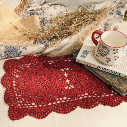 Handmade 10''x17'' Rectangular Crochet Placemats Pack of 2