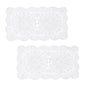 Handmade 10''x17'' Rectangular Crochet Placemats Pack of 2