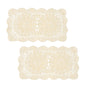 Handmade 10''x17'' Rectangular Crochet Placemats Pack of 2