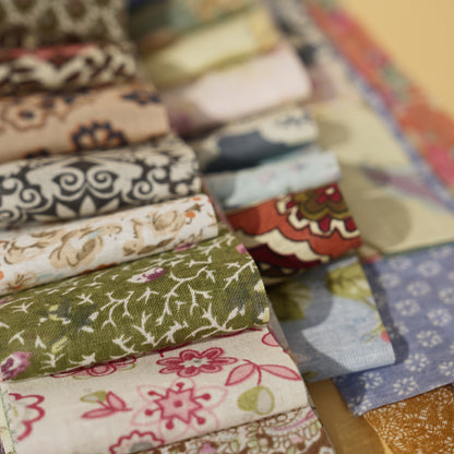 Quilting Fabric Jelly Roll 40 Strip Precut Cotton Strips 2.5" x 40"in Autumn Floral