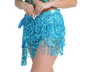 Sequin Fringe Mini Skirt Sparkly Belly Dance Hip Scarf 7 Colors