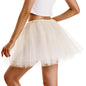 Classic 4-Layer Tutu Skirt Non-See-Through 10 Colors