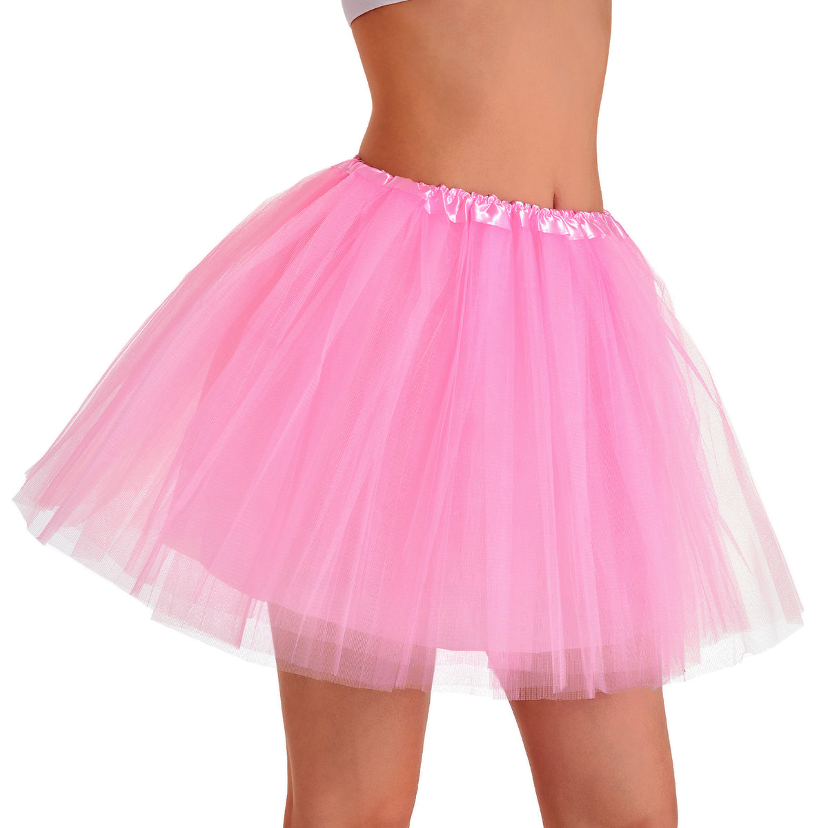 Classic 4-Layer Tutu Skirt Non-See-Through 10 Colors