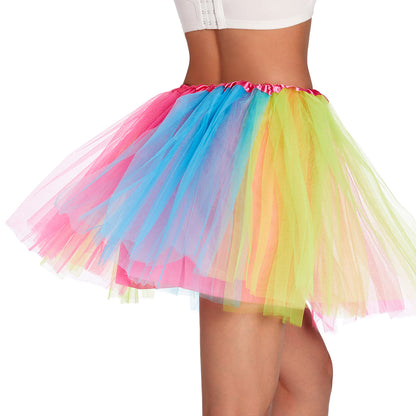 Classic Rainbow Pride Tutu Skirt – 4 Layers