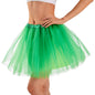Classic 4-Layer Tutu Skirt Non-See-Through 10 Colors