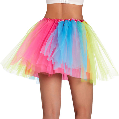 Classic Rainbow Pride Tutu Skirt – 4 Layers