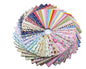 50 Pcs 12x12" Cotton Fabric Squares - Assorted Floral & Geometric Patterns for Quilting, Patchwork, and DIY Sewing Crafts