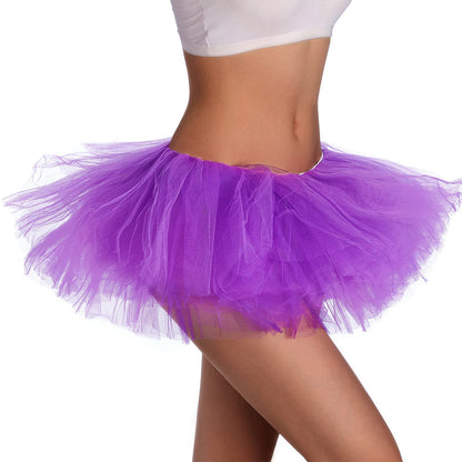Fluffy Short Tutu Skirt 13 Colors - 5 Layers