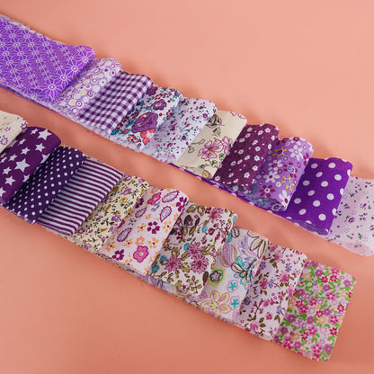 Quilting Fabric Jelly Roll 40 Strip Precut Cotton Strips 2.5" x 40"in Purple